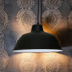 Industrial Pendant Light Black, Variable Cord Industrial Pendant Light Black, Variable Cord